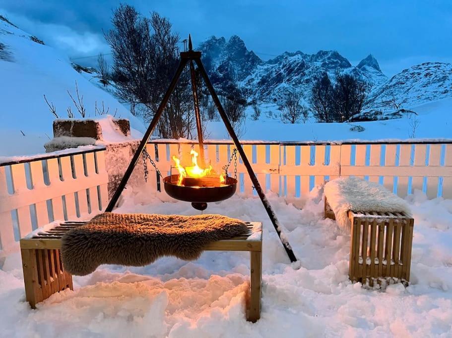 Vila Sundet Lofoten Holiday House Sund  Exteriér fotografie
