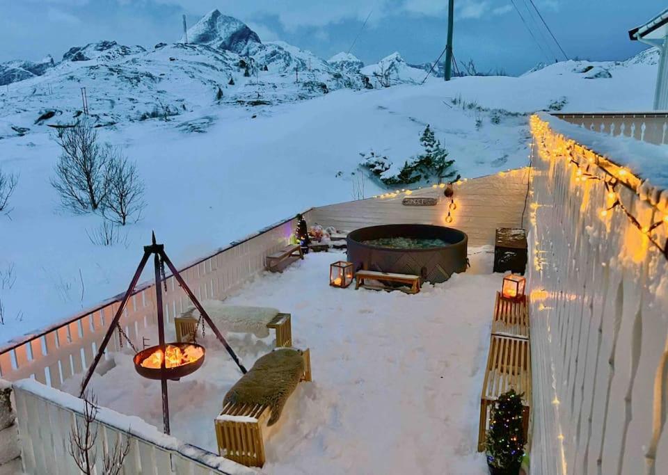 Vila Sundet Lofoten Holiday House Sund  Exteriér fotografie