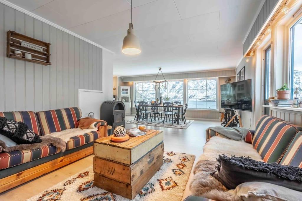 Vila Sundet Lofoten Holiday House Sund  Exteriér fotografie